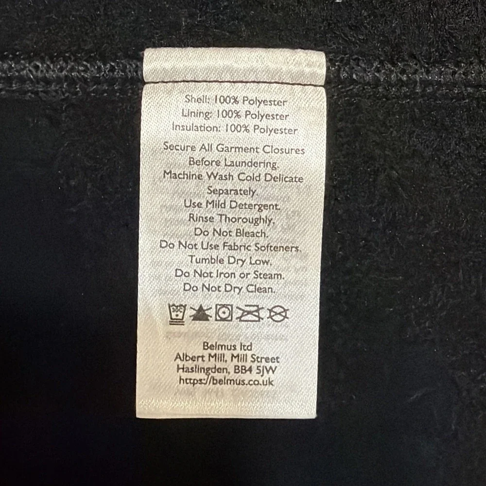 Eddie Bauer Womens Size Small Black Sleeveless Puffer Vest Jacket